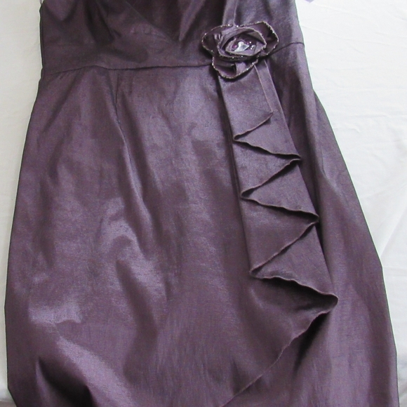 Size 14 2-Piece R&M Richards Plum Dress New with Tags - Picture 4 of 14